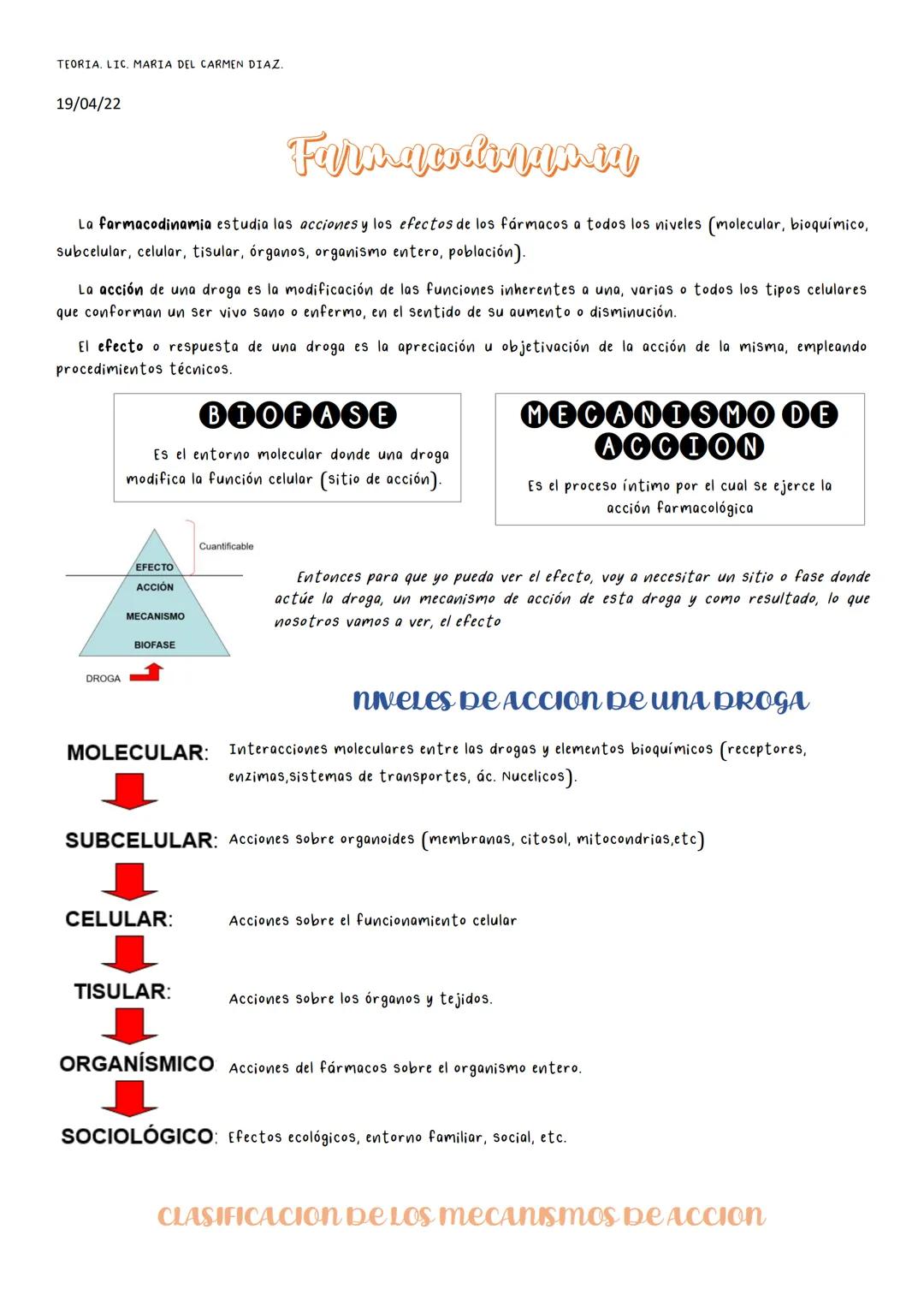 # FARMACOLOGIA 1. Farmacología clínica.
2. Farmacocinética I.
3. Farmacocinética II.
4. Farmacodinamia I y II.
5. Asma.
6. AINES y glucocort