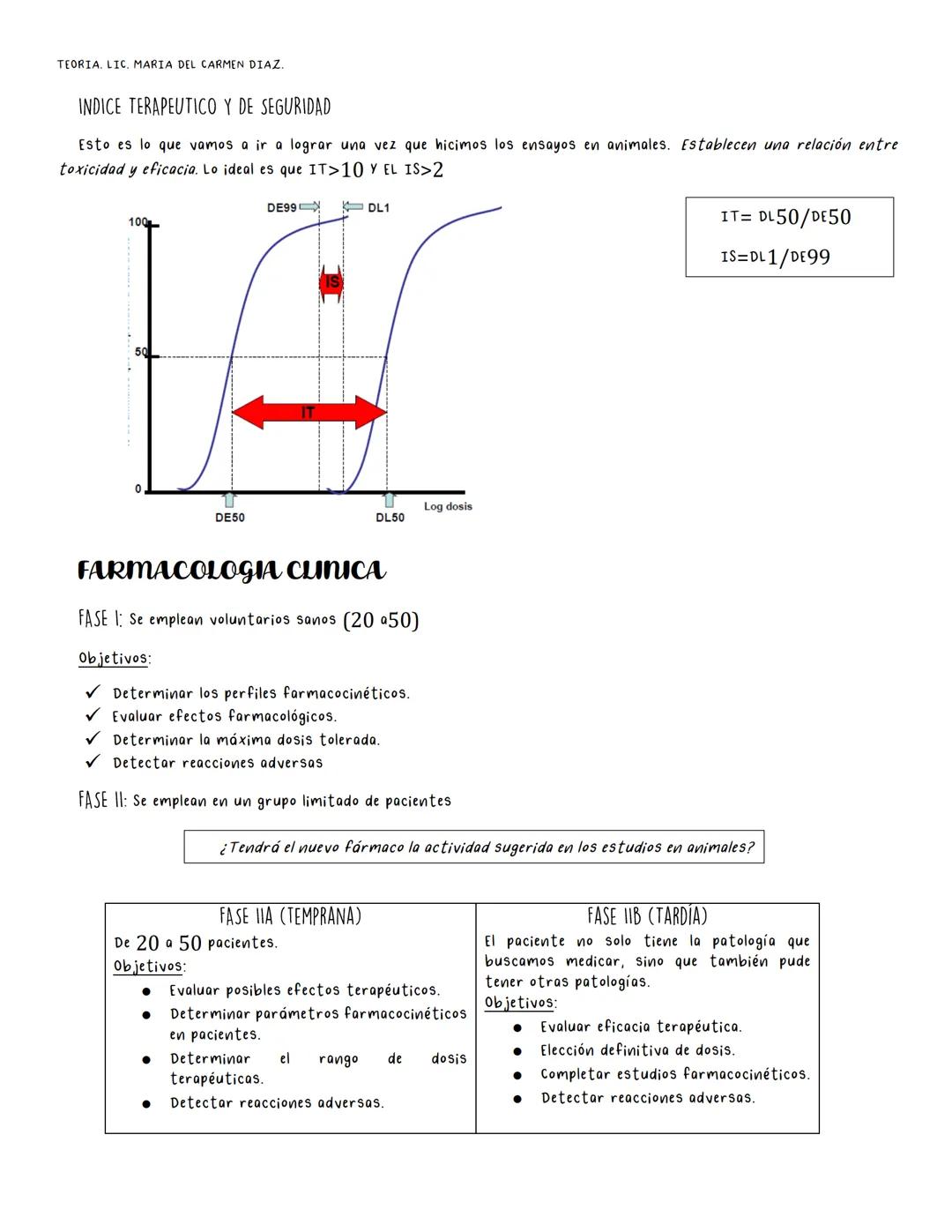# FARMACOLOGIA 1. Farmacología clínica.
2. Farmacocinética I.
3. Farmacocinética II.
4. Farmacodinamia I y II.
5. Asma.
6. AINES y glucocort