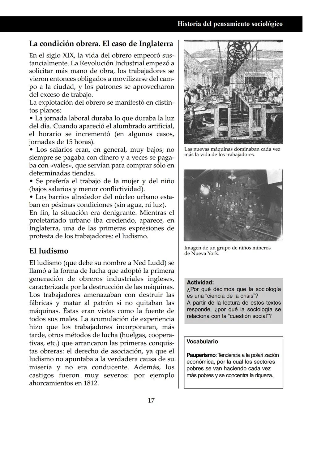 UNIDAD I
# Historia del pensamiento sociológico
## Pensar la sociedad
¿Qué es la sociedad? ¿Puede una sociedad pensarse o reflexionar sob