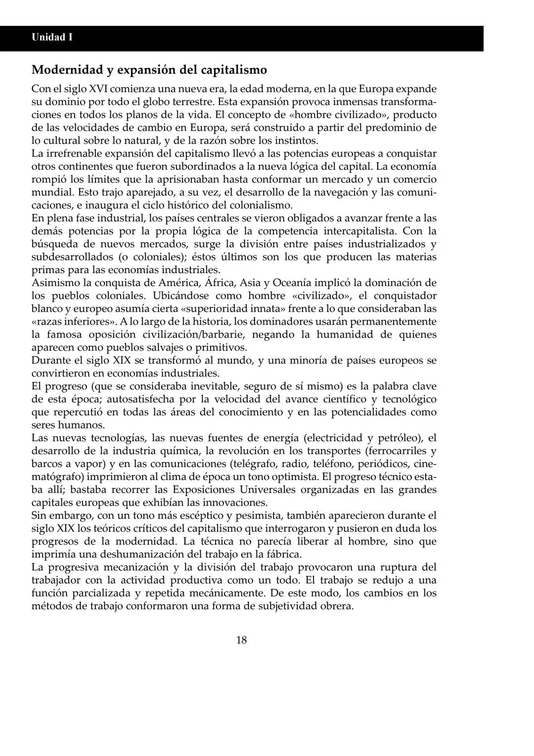 UNIDAD I
# Historia del pensamiento sociológico
## Pensar la sociedad
¿Qué es la sociedad? ¿Puede una sociedad pensarse o reflexionar sob