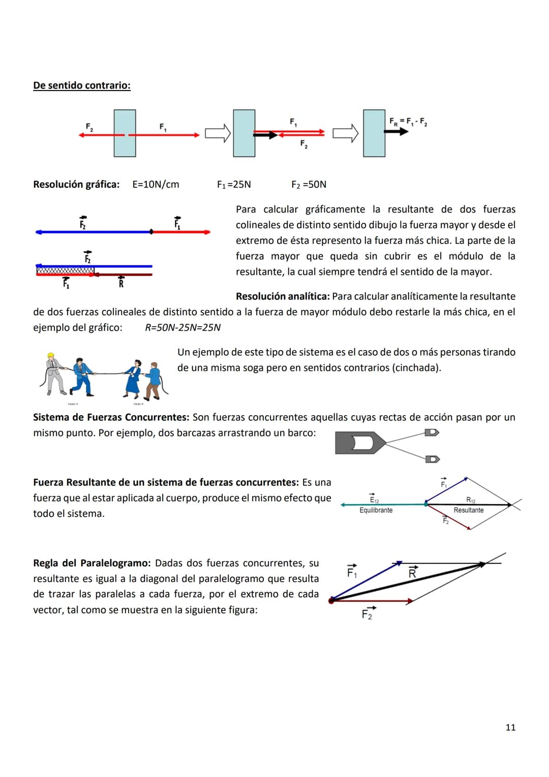 # Unidad 1: Fuerzas
Con mucha frecuencia utilizas el término "fuerza", aunque seguramente no tienes muy claro su significado. Fijate en las