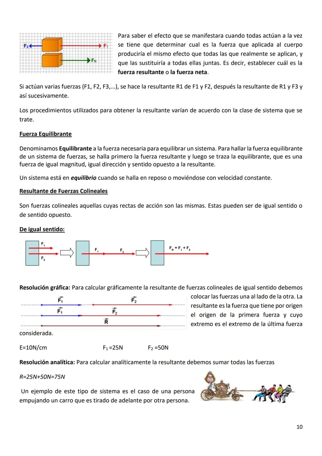 # Unidad 1: Fuerzas
Con mucha frecuencia utilizas el término "fuerza", aunque seguramente no tienes muy claro su significado. Fijate en las