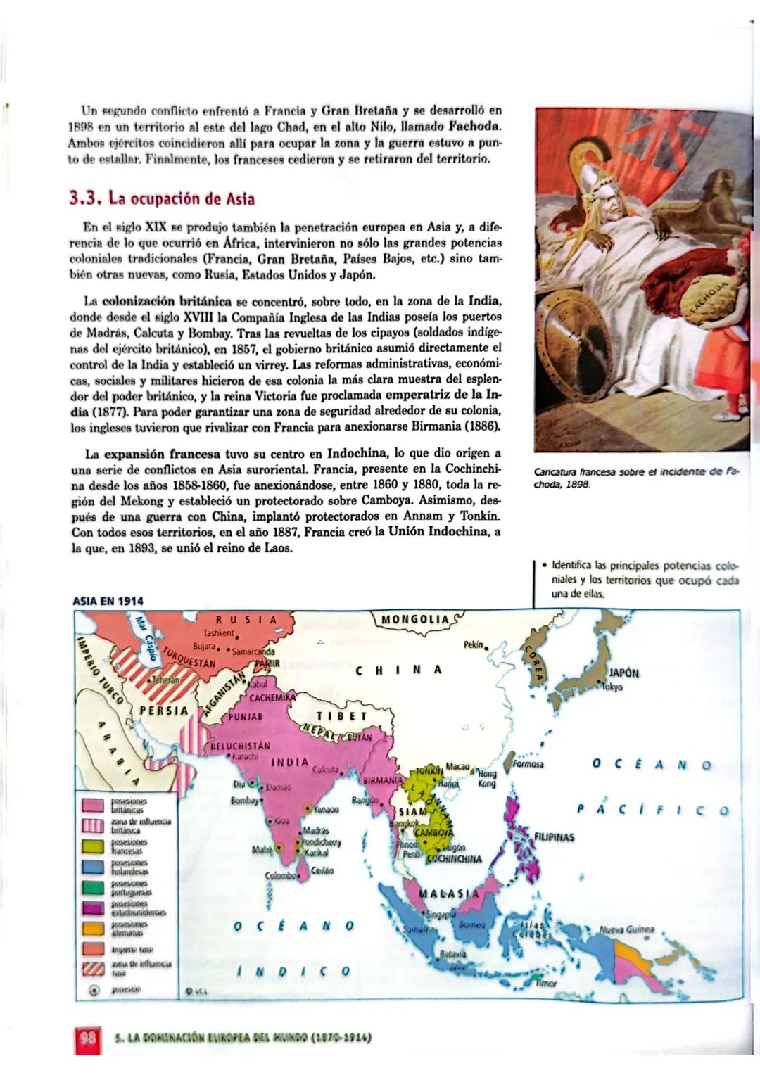 5
1. La Segunda Revolución
Industrial
2. Las causas del imperialismo
3. El reparto del mundo
4. Las nuevas potencias
imperialistas
5. La or