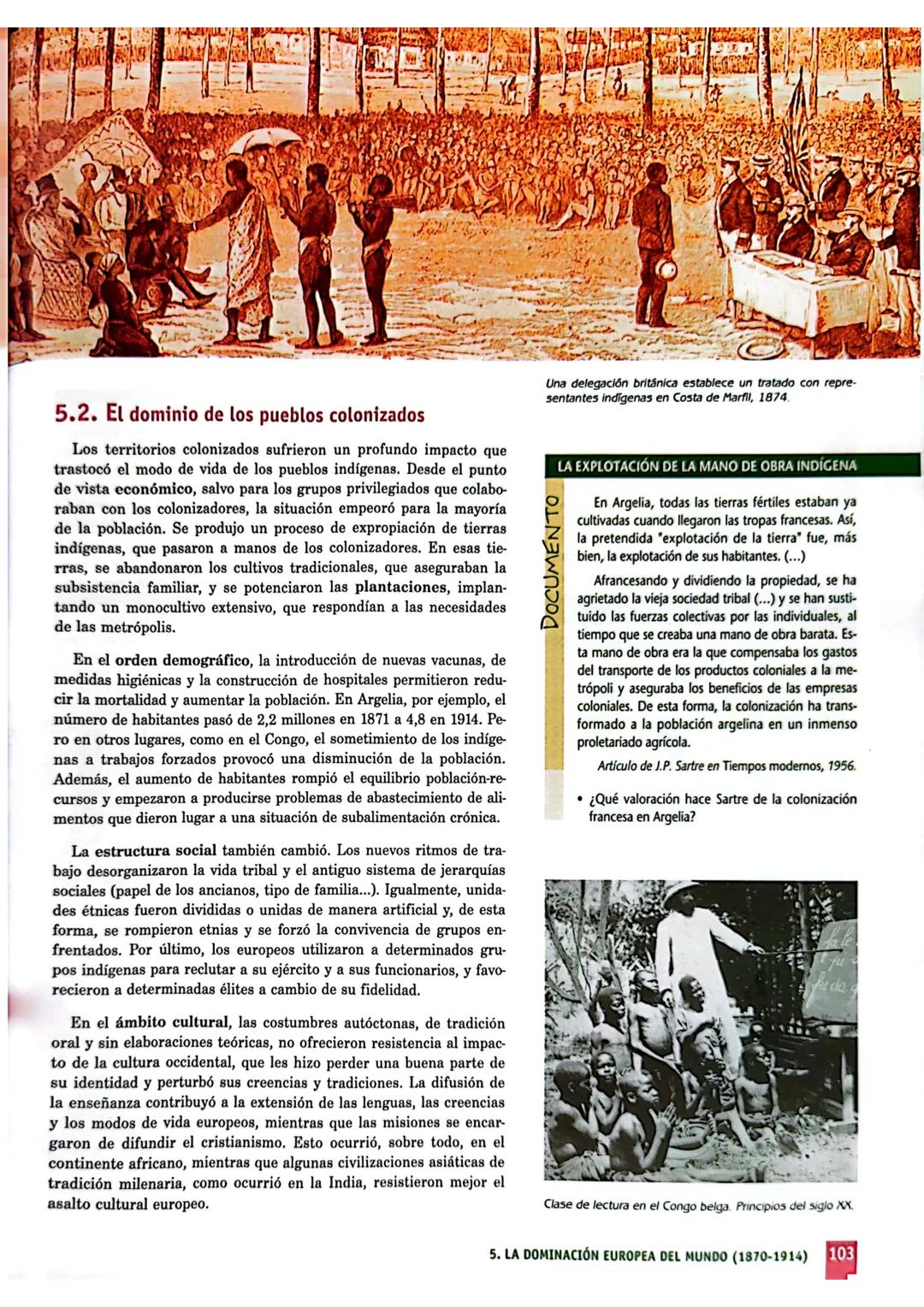 5
1. La Segunda Revolución
Industrial
2. Las causas del imperialismo
3. El reparto del mundo
4. Las nuevas potencias
imperialistas
5. La or