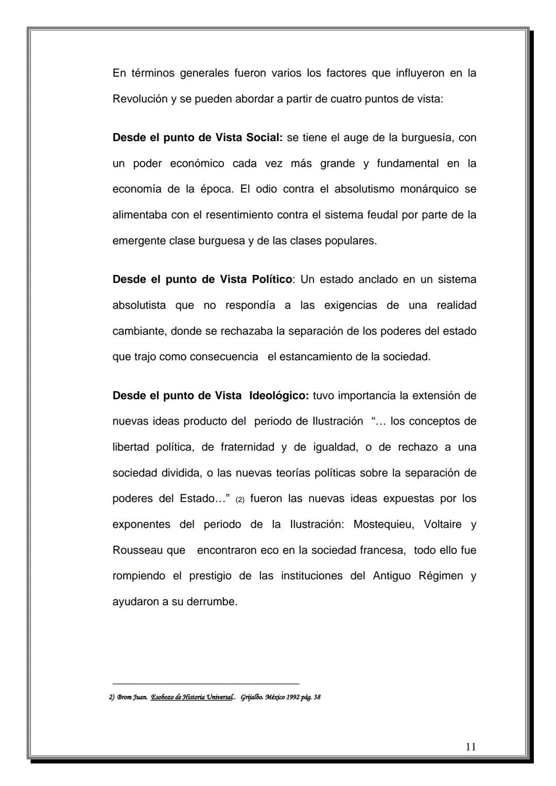 # INDICE
Tema | Página
---|---
Introducción | 4
CAPITULO UNO
Reseña Histórica de la Revolución Francesa
1.1 Antecedentes | 07
1.2 Causas d