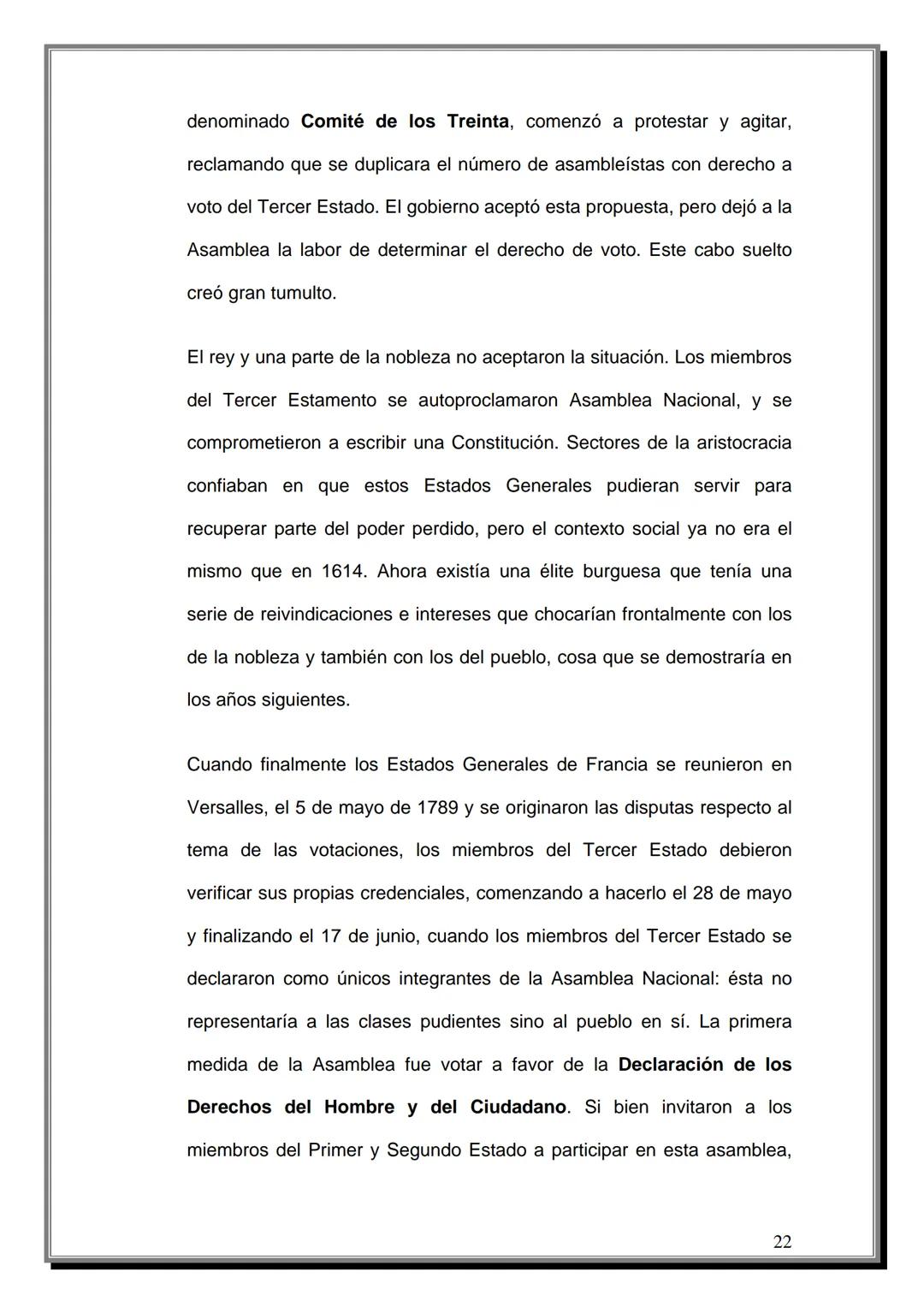 # INDICE
Tema | Página
---|---
Introducción | 4
CAPITULO UNO
Reseña Histórica de la Revolución Francesa
1.1 Antecedentes | 07
1.2 Causas d