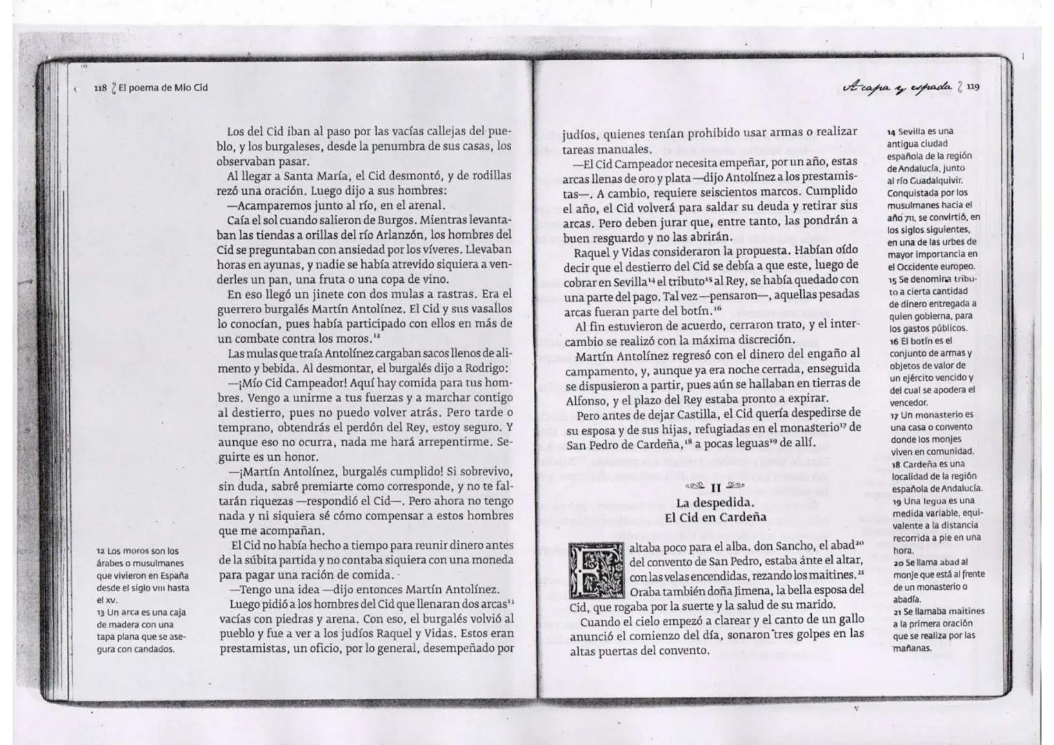 i lover. Duende lo c
you
en eigenen a Time
pliers que to
Tition in Emém
El poema
de Mio Cid 116 El poema de Mio Cid
1 Vivar es una antigua
