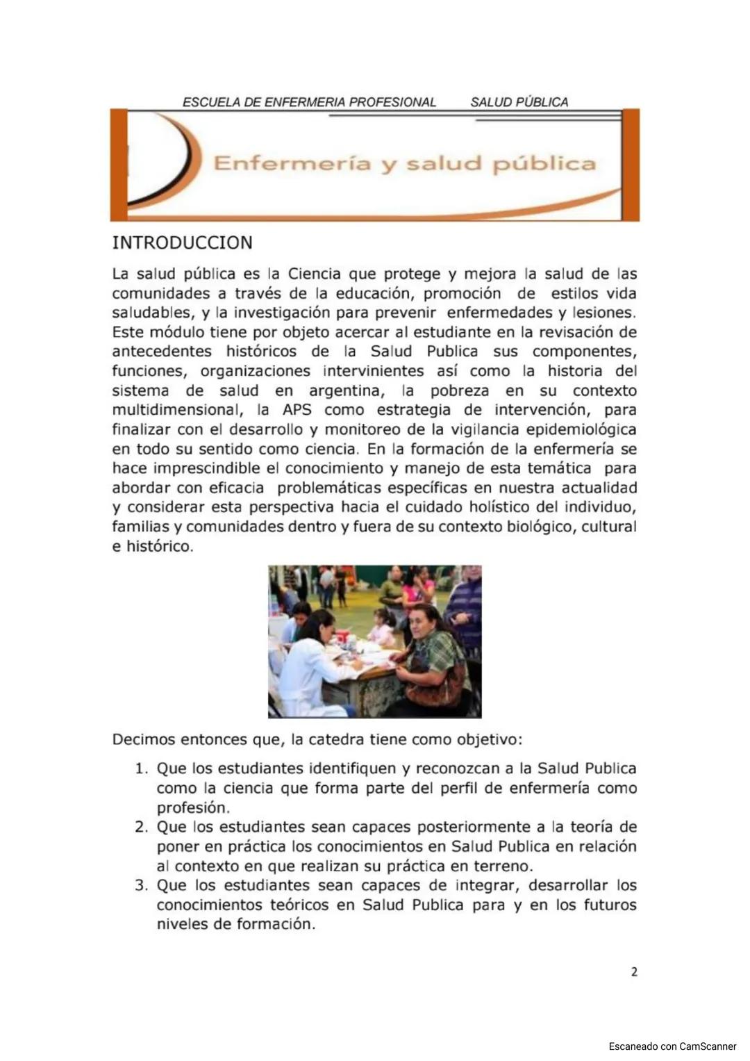 # ESCUELA DE ENFERMERIA PROFESIONAL SALUD PÚBLICA
# SALUD PÚBLICA Y
# EPIDEMIOLOGIA
ESCUELA DE ENFERMERIA PROFESIONAL
CATEDRA DE SALUD PÚB