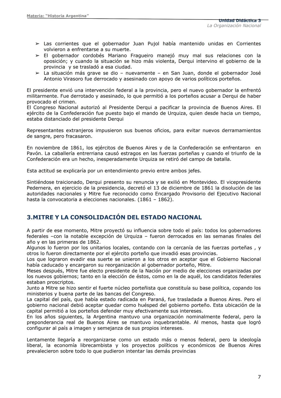 # Curso de Apoyo para el Ingreso a los
Institutos de Formación del Ejército
Argentino
# Materia:
"Historia Argentina"
# Unidad Didáctica 1