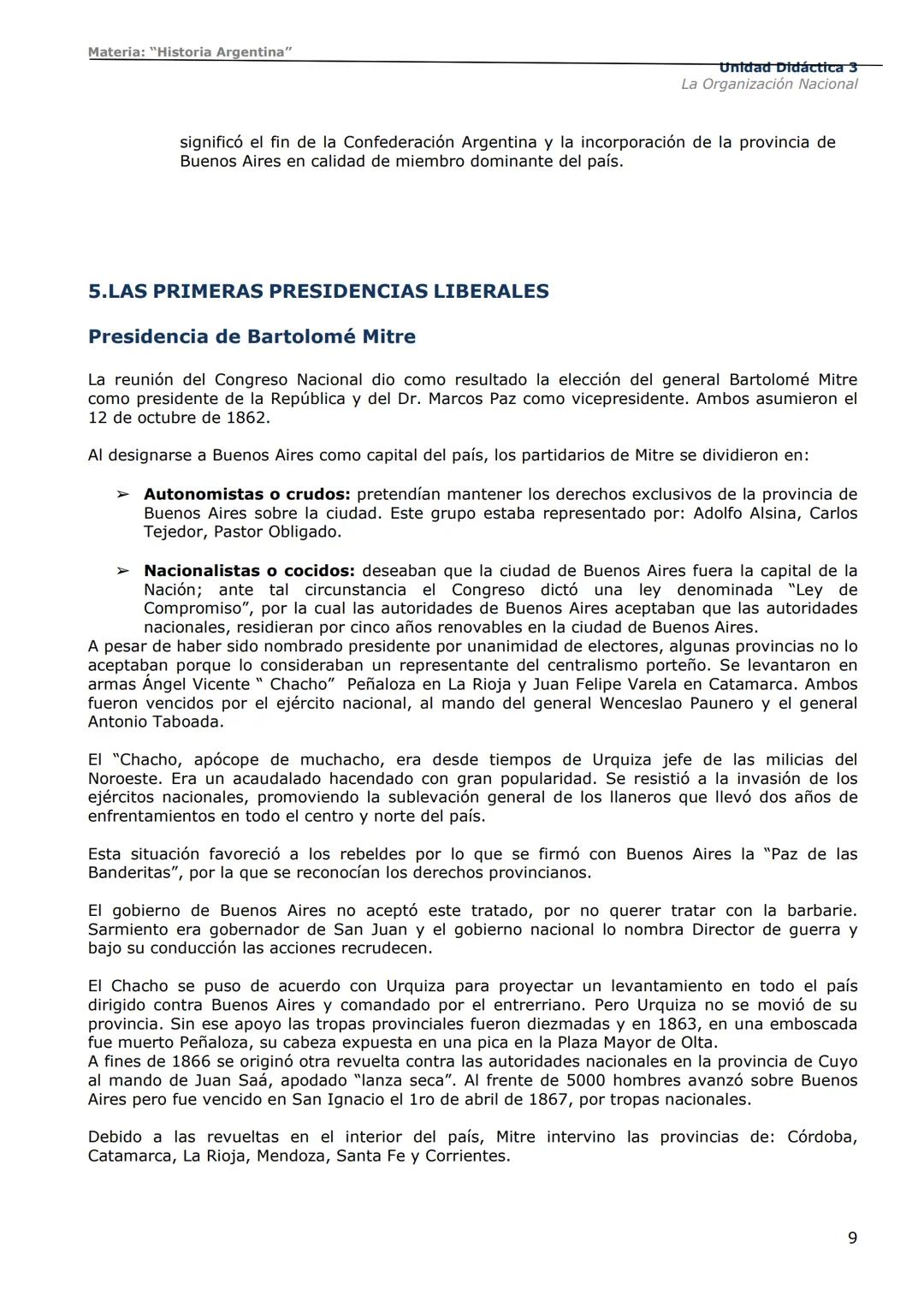 # Curso de Apoyo para el Ingreso a los
Institutos de Formación del Ejército
Argentino
# Materia:
"Historia Argentina"
# Unidad Didáctica 1