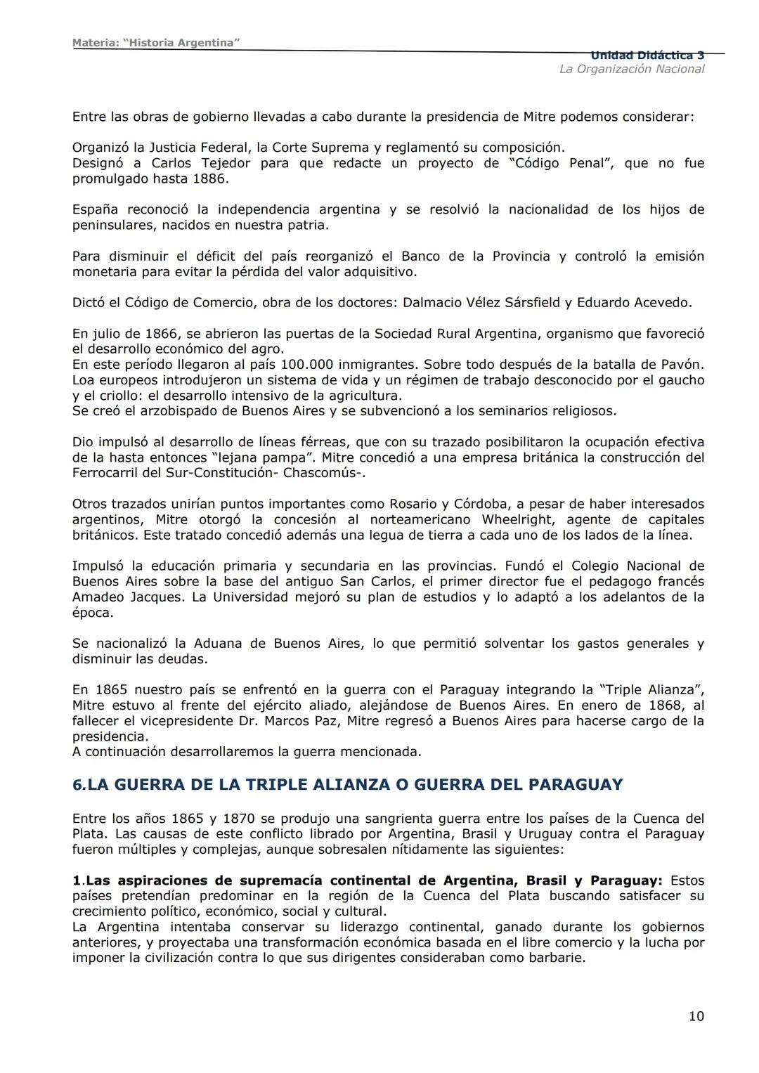 # Curso de Apoyo para el Ingreso a los
Institutos de Formación del Ejército
Argentino
# Materia:
"Historia Argentina"
# Unidad Didáctica 1