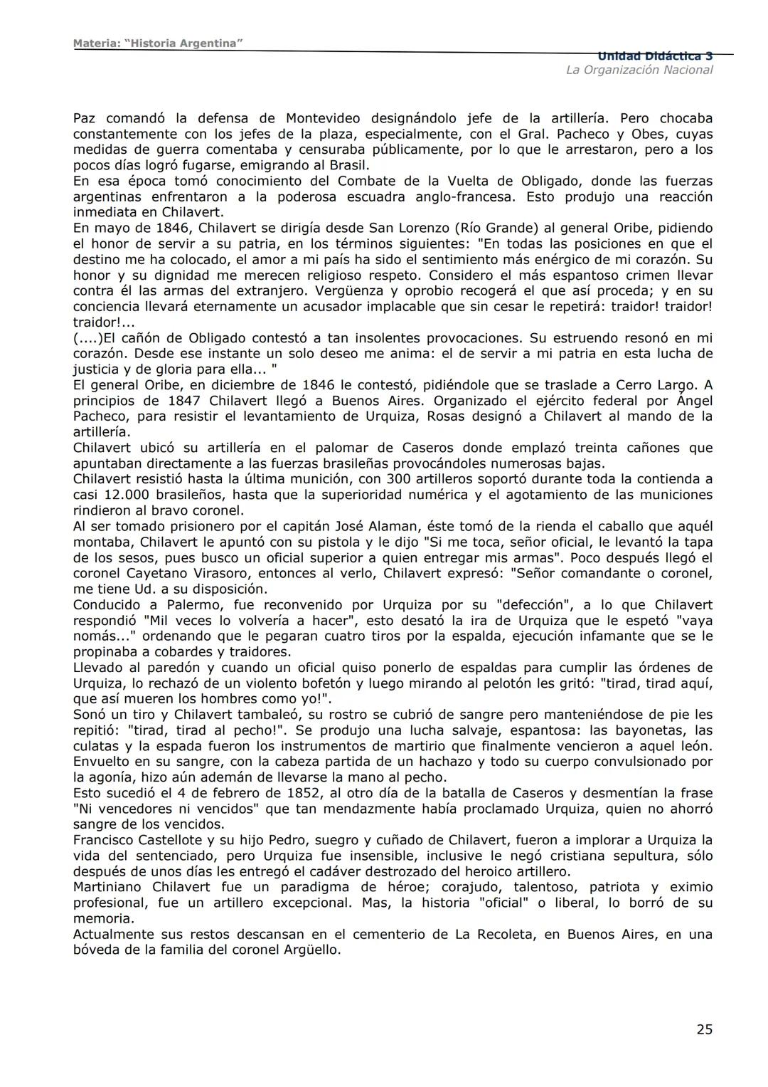 # Curso de Apoyo para el Ingreso a los
Institutos de Formación del Ejército
Argentino
# Materia:
"Historia Argentina"
# Unidad Didáctica 1