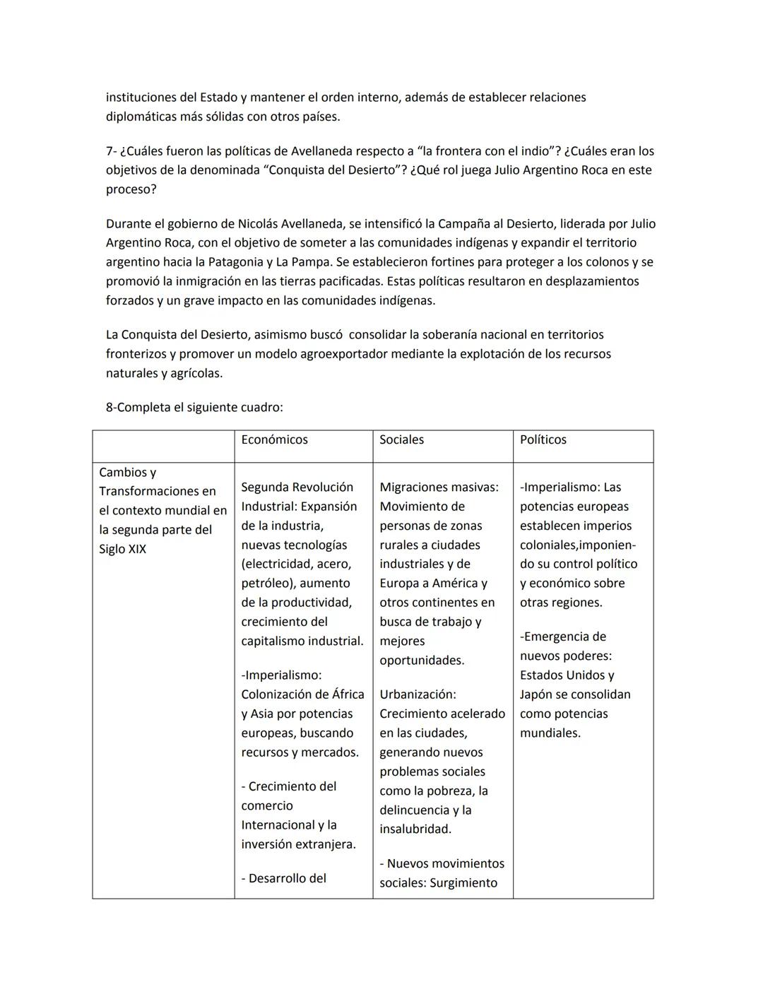 Trabajo realizado por Sofía García Jurado y Victoria Marín Ribalta
Guía de trabajo período 1853-1880.
Luego de leer el texto añadido a la