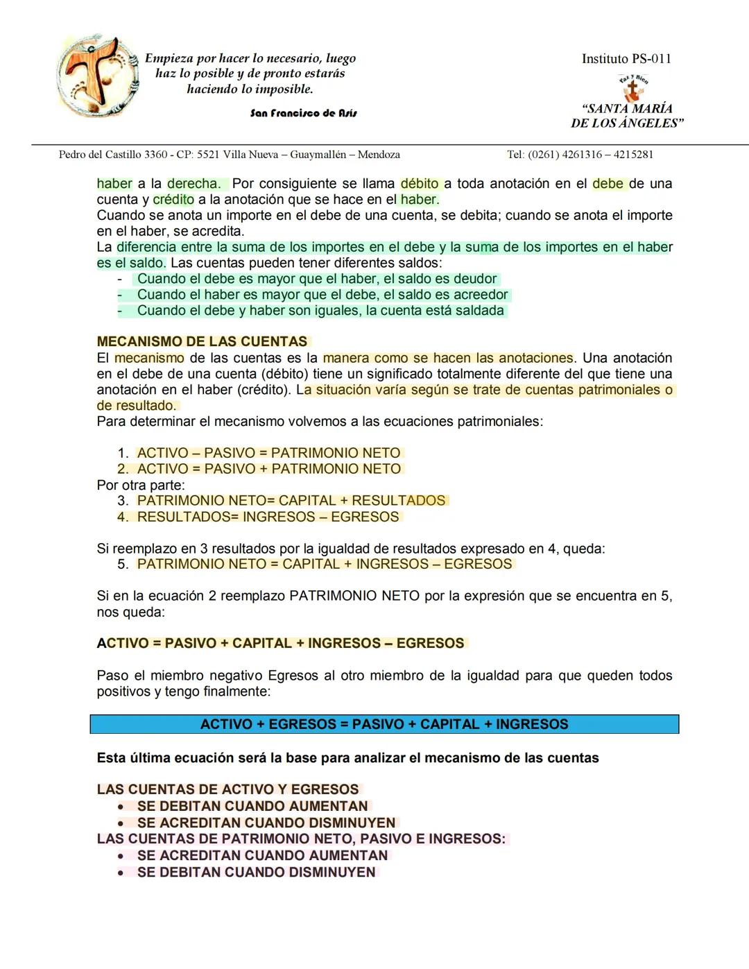 --- OCR Start ---
Empieza por hacer lo necesario, luego
haz lo posible y de pronto estarás
haciendo lo imposible.
San Francisco de Asis
Inst