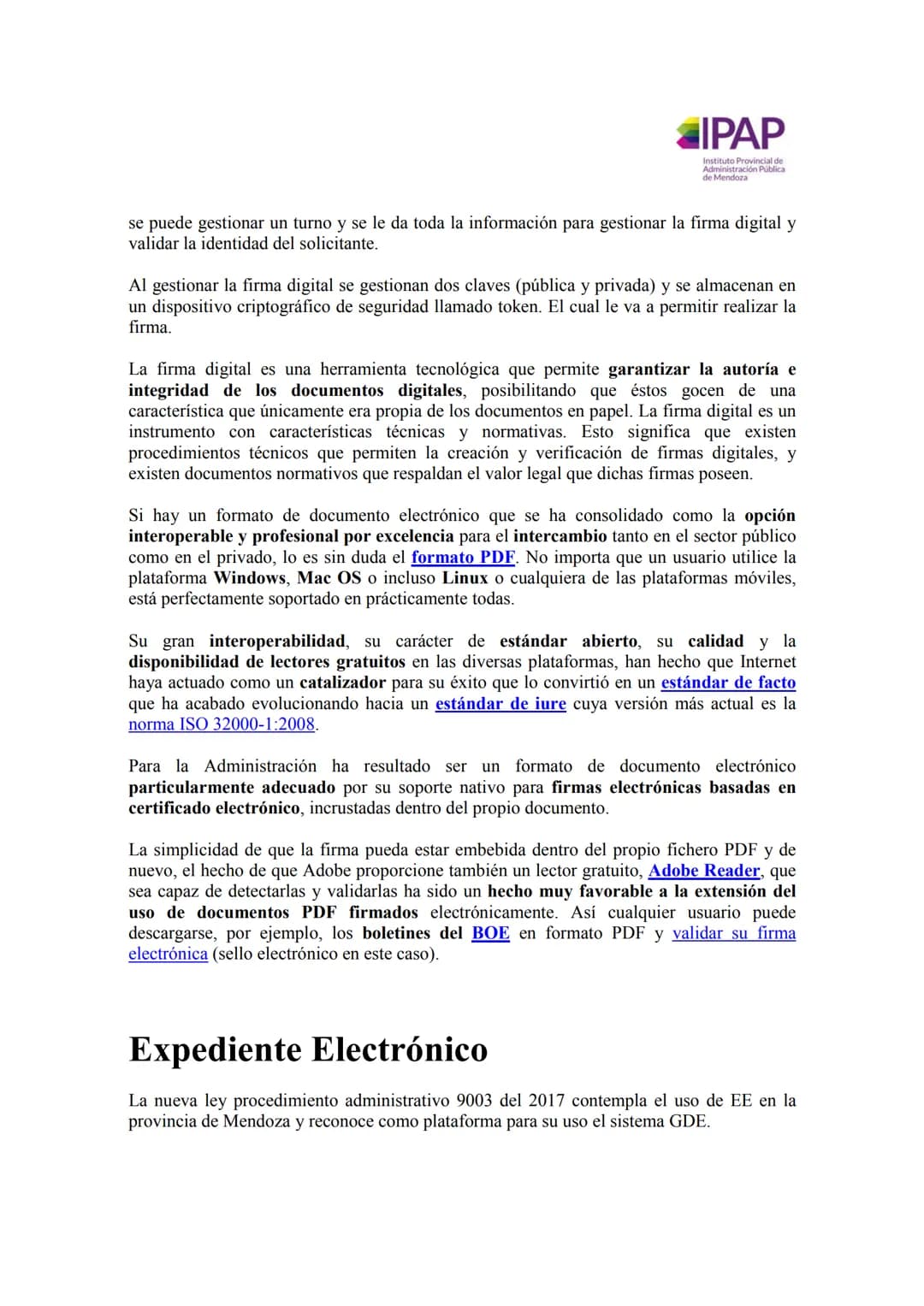 # IPAP
Instituto Provincial de
dministración Pública
de Mendoza
# TIC: Tecnologías de la información y la
comunicación
Las Tecnologías de