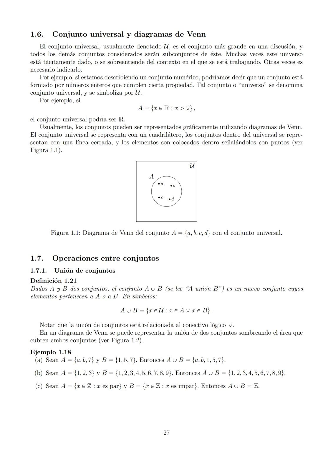 # ÁLGEBRA I
24 de febrero de 2025
1 Índice
1. LÓGICA Y CONJUNTOS
1.1. Proposiciones
1.2. Conectivos lógicos
1.2.1. Negación.
1.2.2. Conju