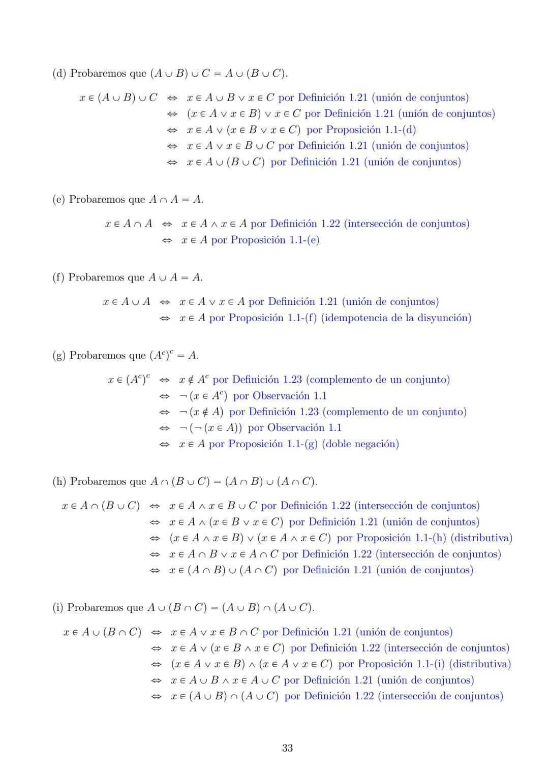 # ÁLGEBRA I
24 de febrero de 2025
1 Índice
1. LÓGICA Y CONJUNTOS
1.1. Proposiciones
1.2. Conectivos lógicos
1.2.1. Negación.
1.2.2. Conju