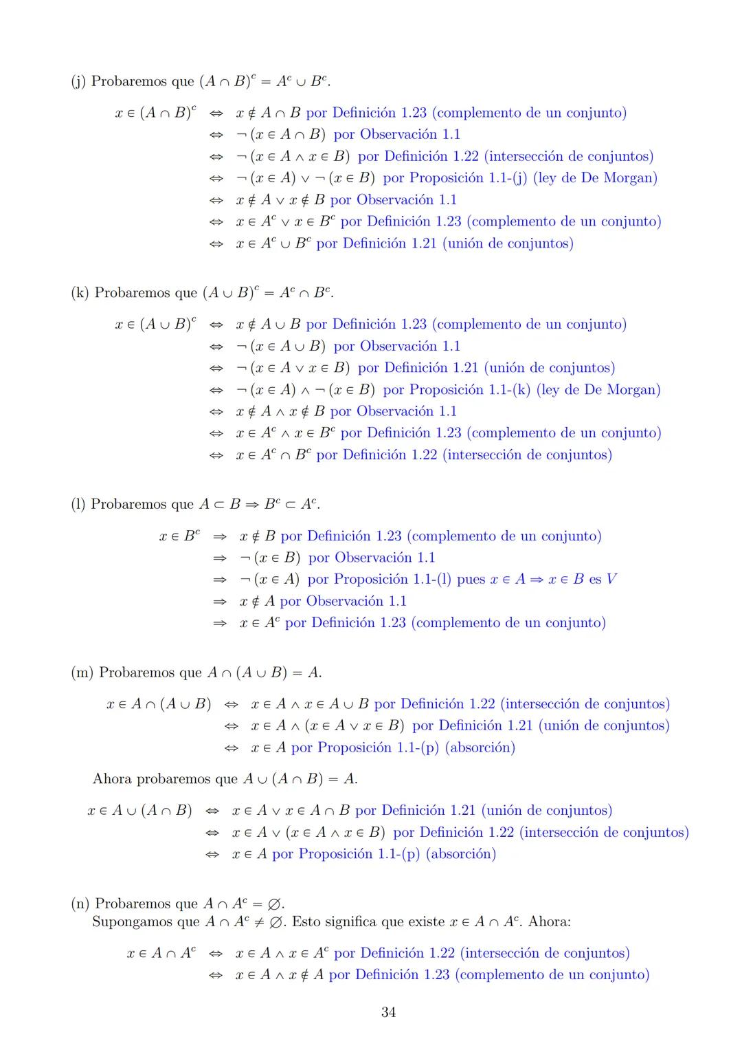 # ÁLGEBRA I
24 de febrero de 2025
1 Índice
1. LÓGICA Y CONJUNTOS
1.1. Proposiciones
1.2. Conectivos lógicos
1.2.1. Negación.
1.2.2. Conju