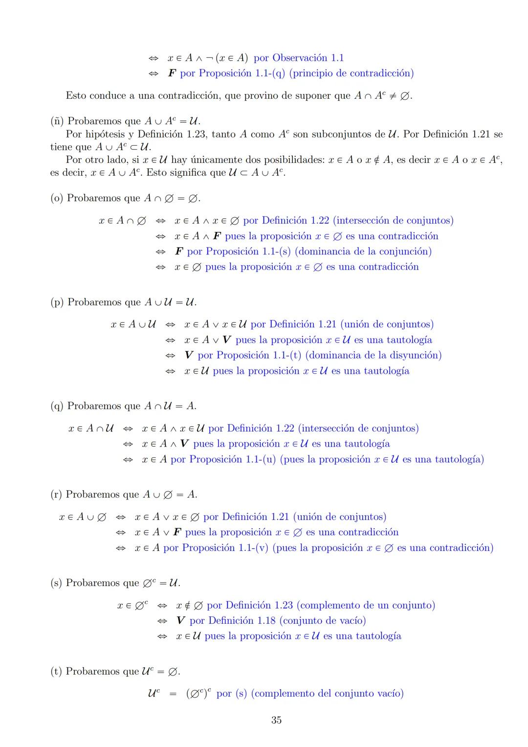 # ÁLGEBRA I
24 de febrero de 2025
1 Índice
1. LÓGICA Y CONJUNTOS
1.1. Proposiciones
1.2. Conectivos lógicos
1.2.1. Negación.
1.2.2. Conju