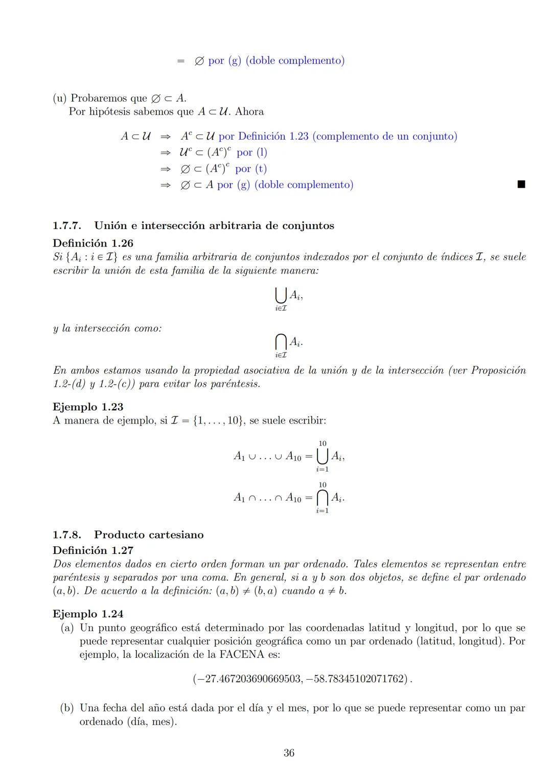 # ÁLGEBRA I
24 de febrero de 2025
1 Índice
1. LÓGICA Y CONJUNTOS
1.1. Proposiciones
1.2. Conectivos lógicos
1.2.1. Negación.
1.2.2. Conju