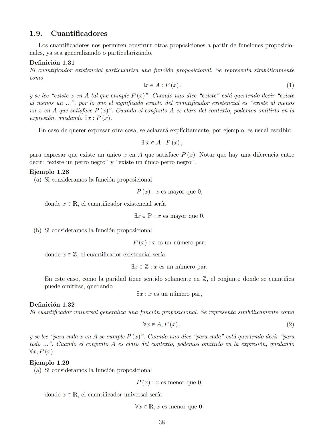 # ÁLGEBRA I
24 de febrero de 2025
1 Índice
1. LÓGICA Y CONJUNTOS
1.1. Proposiciones
1.2. Conectivos lógicos
1.2.1. Negación.
1.2.2. Conju