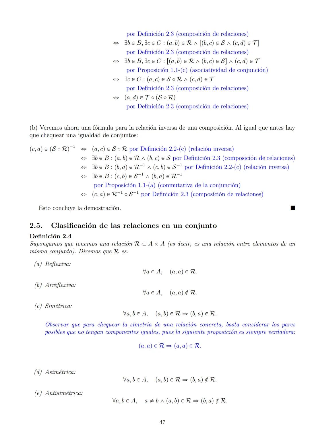 # ÁLGEBRA I
24 de febrero de 2025
1 Índice
1. LÓGICA Y CONJUNTOS
1.1. Proposiciones
1.2. Conectivos lógicos
1.2.1. Negación.
1.2.2. Conju