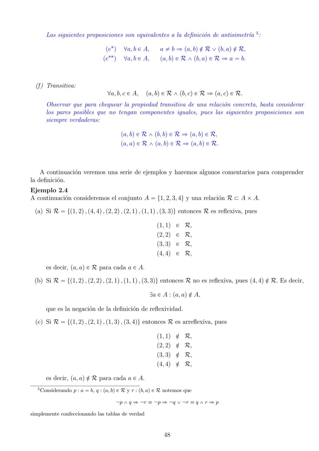 # ÁLGEBRA I
24 de febrero de 2025
1 Índice
1. LÓGICA Y CONJUNTOS
1.1. Proposiciones
1.2. Conectivos lógicos
1.2.1. Negación.
1.2.2. Conju
