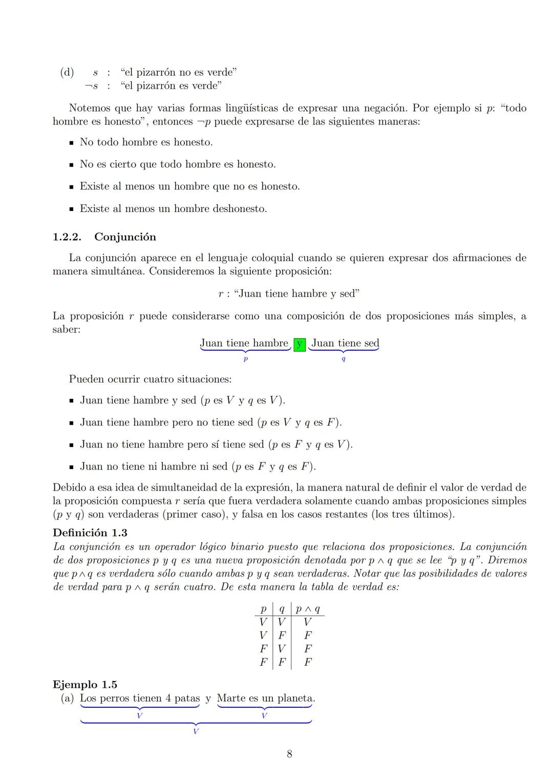 # ÁLGEBRA I
24 de febrero de 2025
1 Índice
1. LÓGICA Y CONJUNTOS
1.1. Proposiciones
1.2. Conectivos lógicos
1.2.1. Negación.
1.2.2. Conju