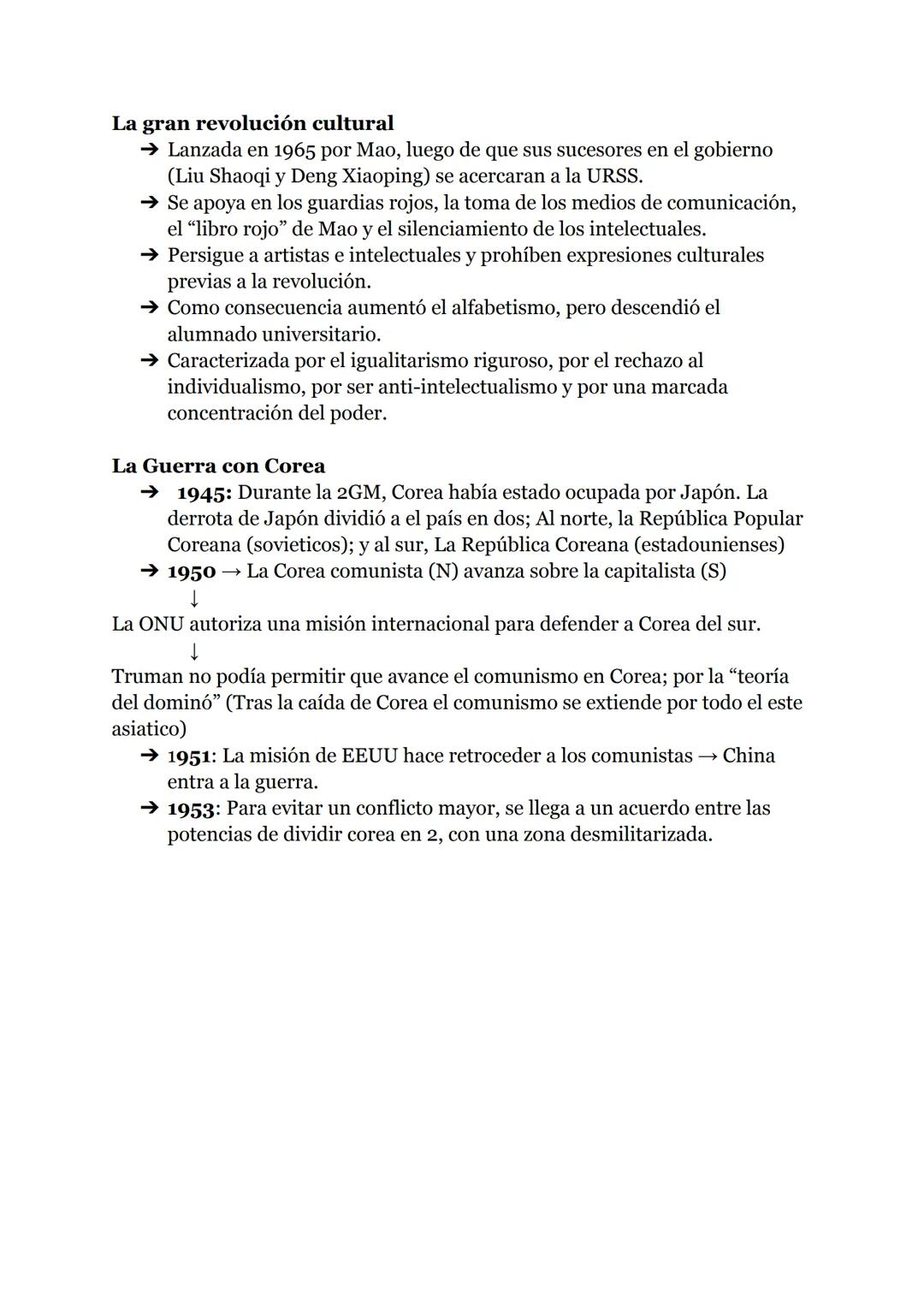 # HISTORIA
La ampliación del bloque oriental: La revolución China
antecedentes:
→ China era un amplio imperio de 2000 años de duración
→ A