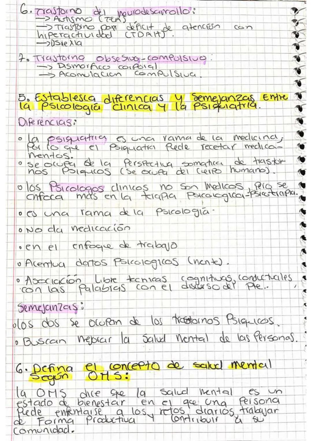 Parcial
Unidad I Salud Mental y Patologías
23/04. ¿Que es Salud Mental? OMS
②
Junio
Es la capacidad del hombre que le Permite
Interactuar c