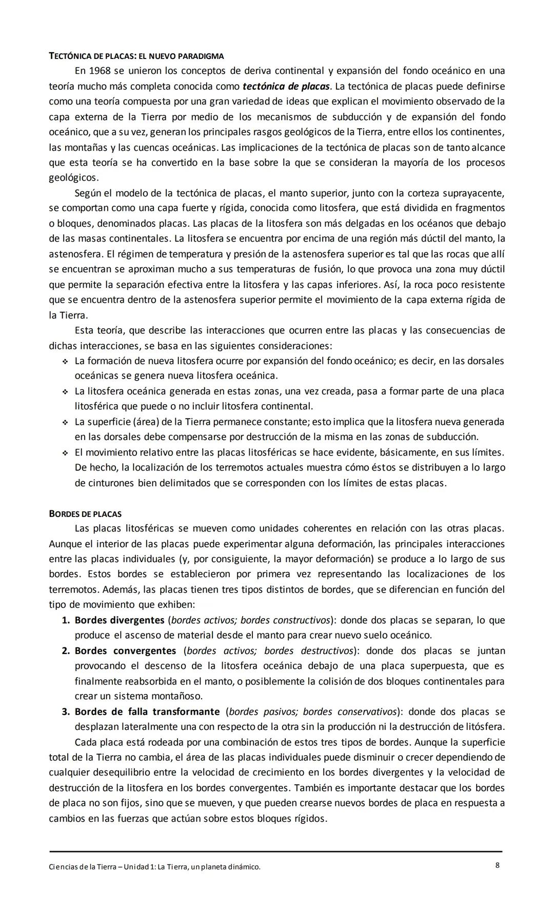 # Tectónica de Placas: el desarrollo de una revolución científica
Desde principio de los años '70, los aspectos dinámicos de la deriva de l
