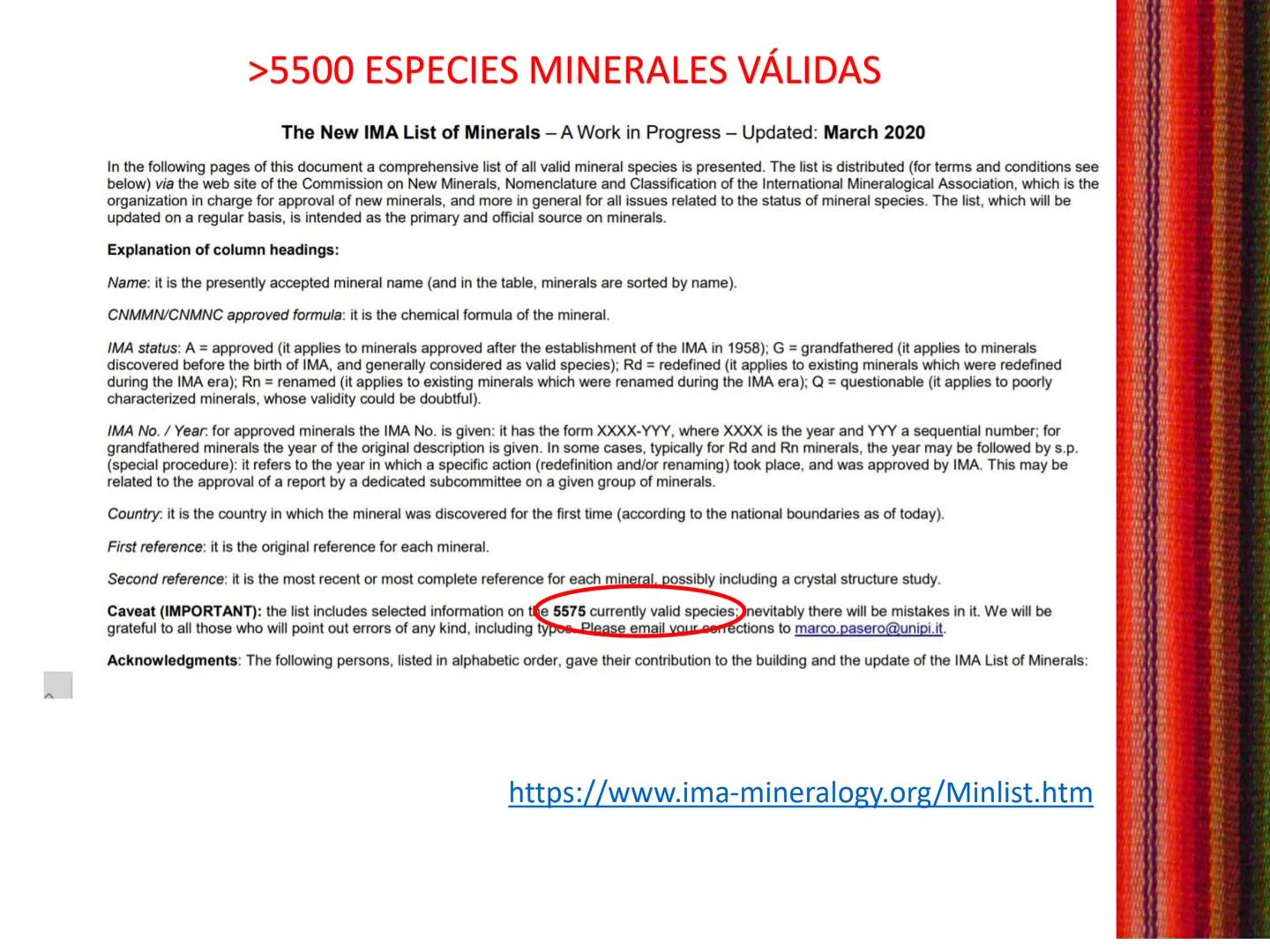 Trabajo práctico N° 3
MINERALES
CLASIFICACIÓN Y PROPIEDADES FÍSICAS
123RF
123RF
123RF
123RF
123RF
Facultad de Ciencias Naturales
Uni