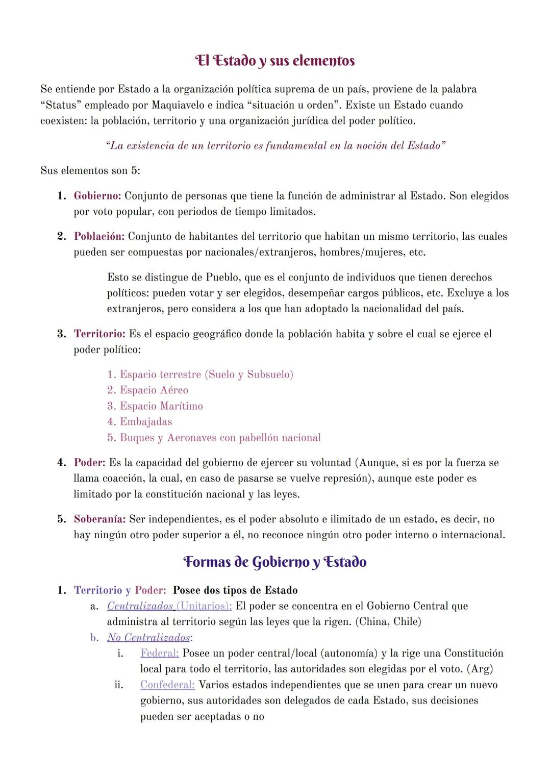 FEC: Estado, Nación, Constitución Nacional