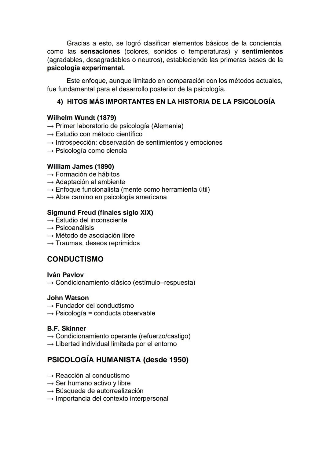 --- OCR Start ---
EVALUACIÓN PSICOLOGÍA
1) CONCEPTO DE PSICOLOGÍA
Es el estudio científico de la conducta y de los procesos mentales. Su
obj