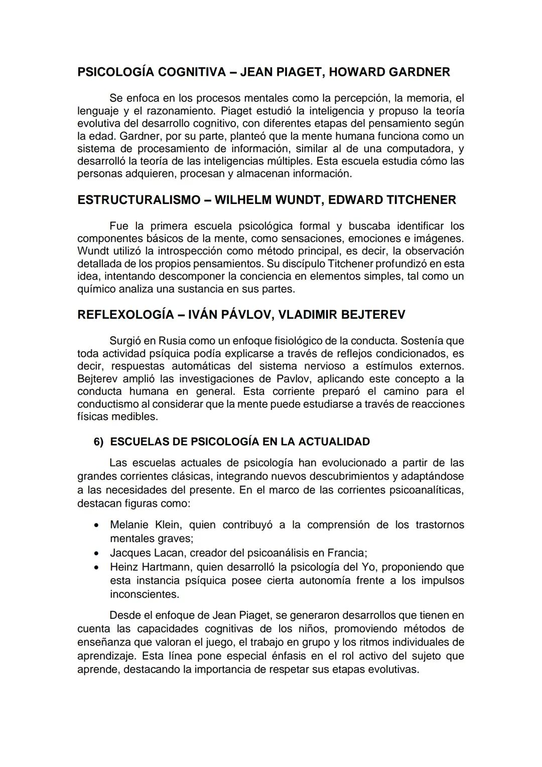 --- OCR Start ---
EVALUACIÓN PSICOLOGÍA
1) CONCEPTO DE PSICOLOGÍA
Es el estudio científico de la conducta y de los procesos mentales. Su
obj