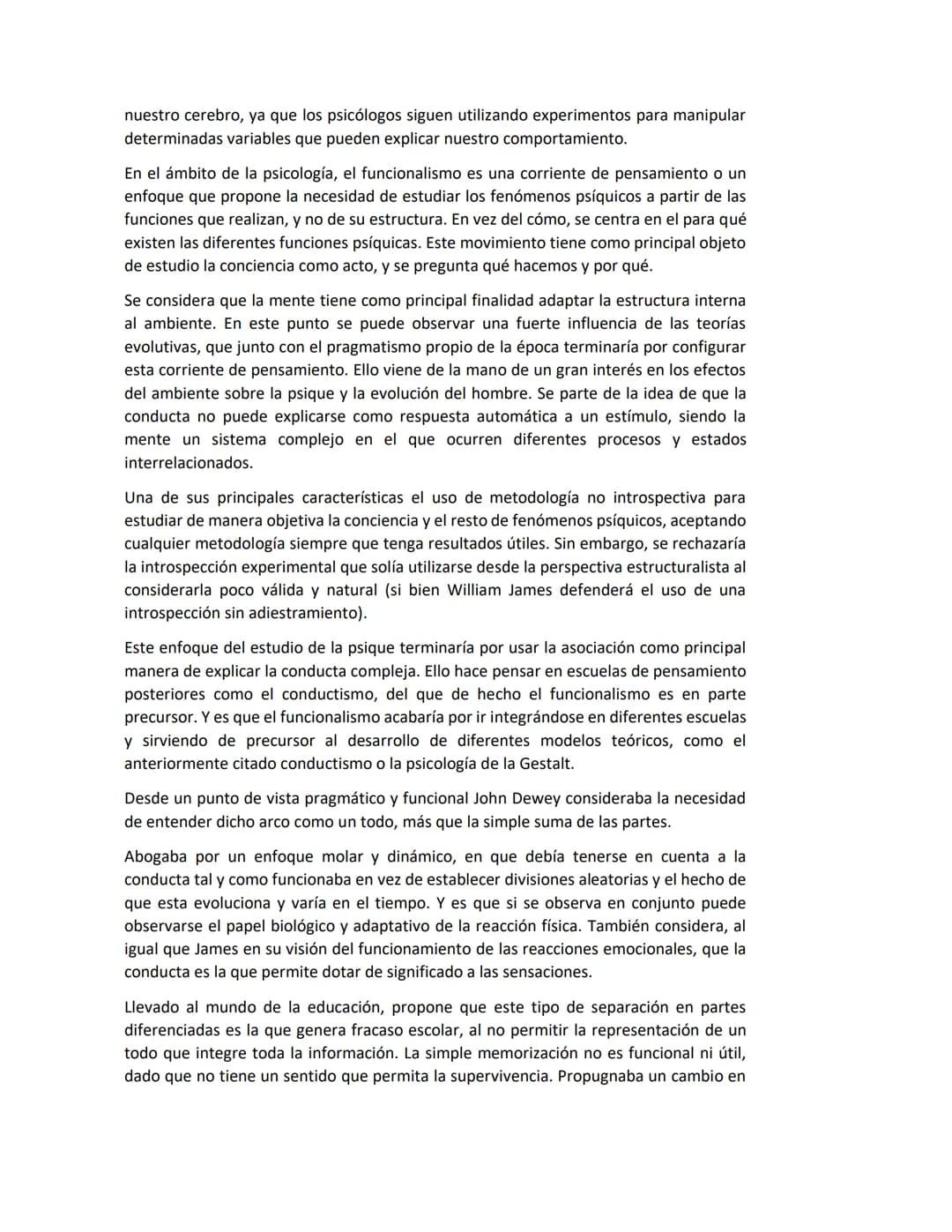 Funcionalismo
Corriente de pensamiento que busca entender a la sociedad como un sistema de partes
interrelacionadas, teniendo cada una de es