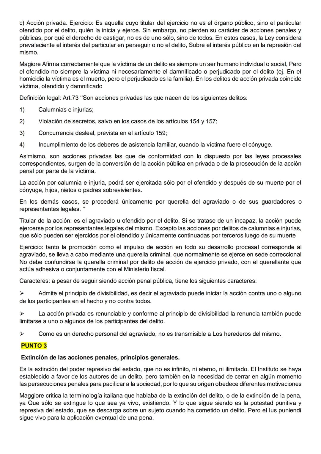 UNIDAD 1. INTRODUCCIÓN
PUNTO 1
Derecho Penal: Denominación. Definición y contenido. Caracteres. El Derecho Penal como parte del
ordenamiento