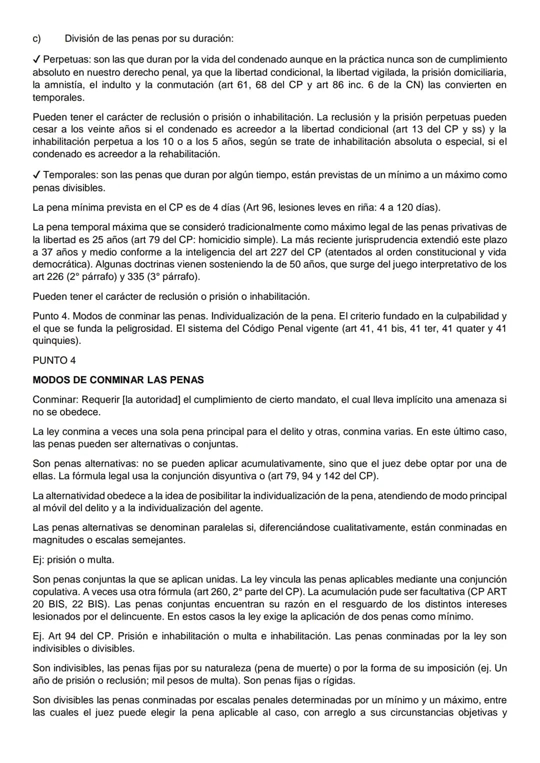UNIDAD 1. INTRODUCCIÓN
PUNTO 1
Derecho Penal: Denominación. Definición y contenido. Caracteres. El Derecho Penal como parte del
ordenamiento