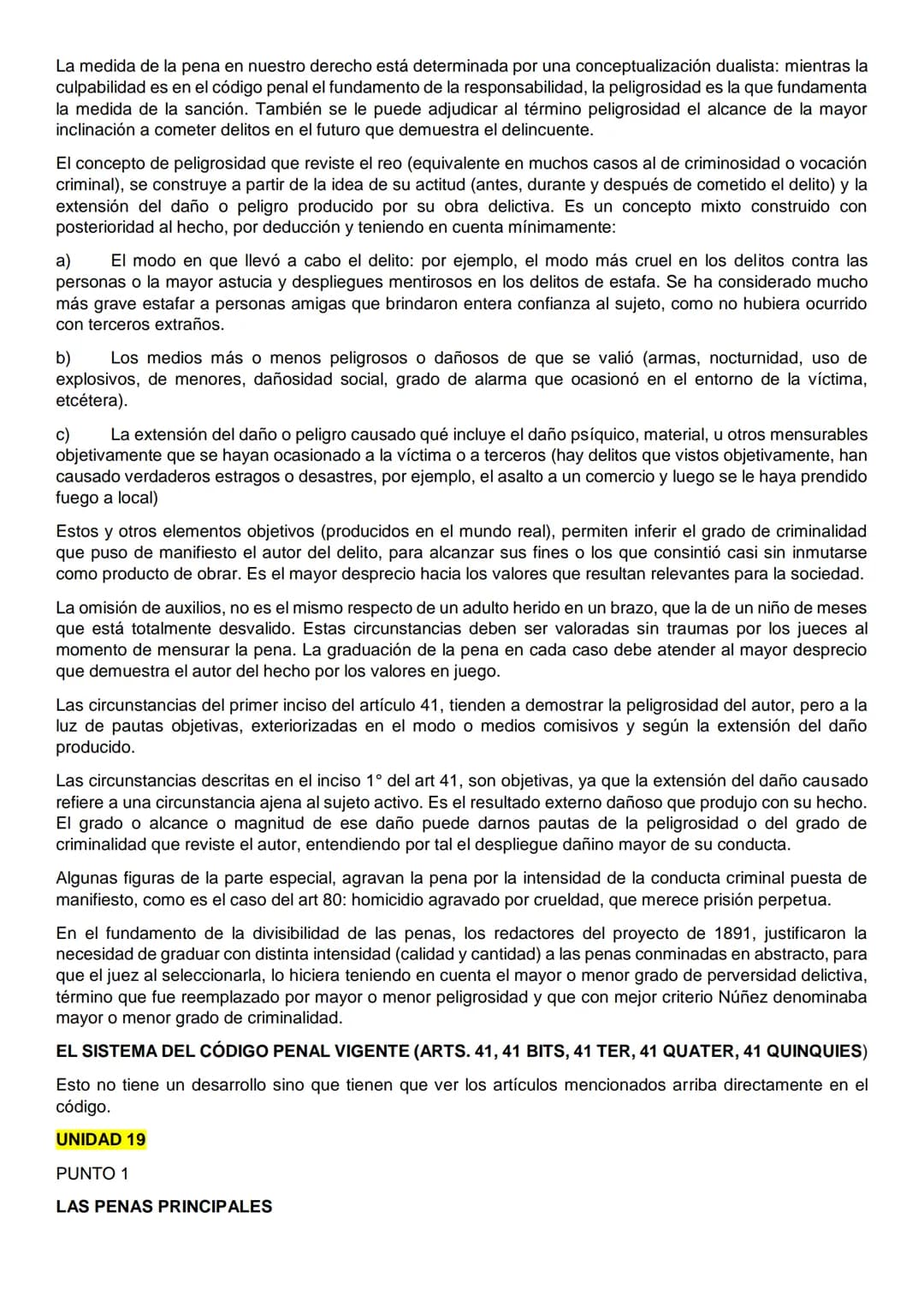 UNIDAD 1. INTRODUCCIÓN
PUNTO 1
Derecho Penal: Denominación. Definición y contenido. Caracteres. El Derecho Penal como parte del
ordenamiento