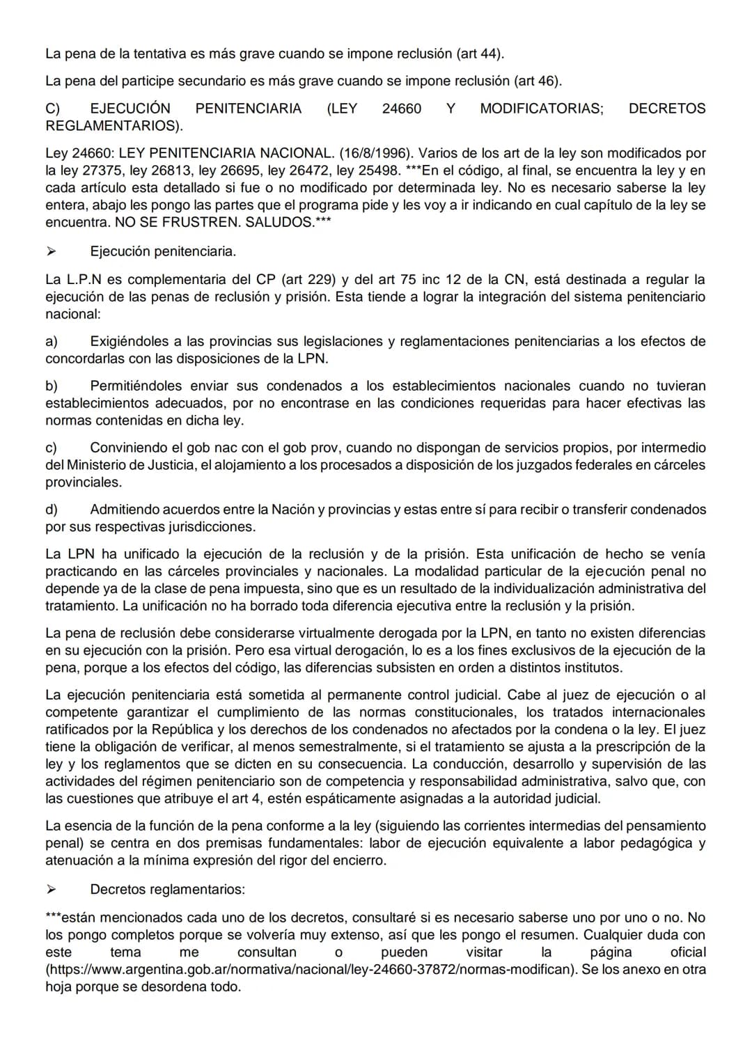 UNIDAD 1. INTRODUCCIÓN
PUNTO 1
Derecho Penal: Denominación. Definición y contenido. Caracteres. El Derecho Penal como parte del
ordenamiento