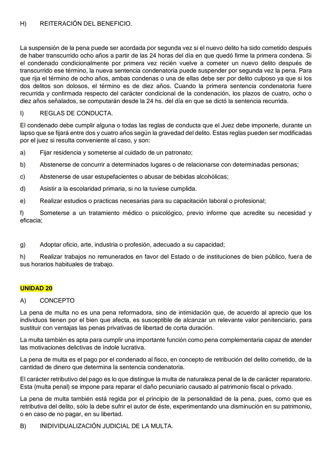UNIDAD 1. INTRODUCCIÓN
PUNTO 1
Derecho Penal: Denominación. Definición y contenido. Caracteres. El Derecho Penal como parte del
ordenamiento