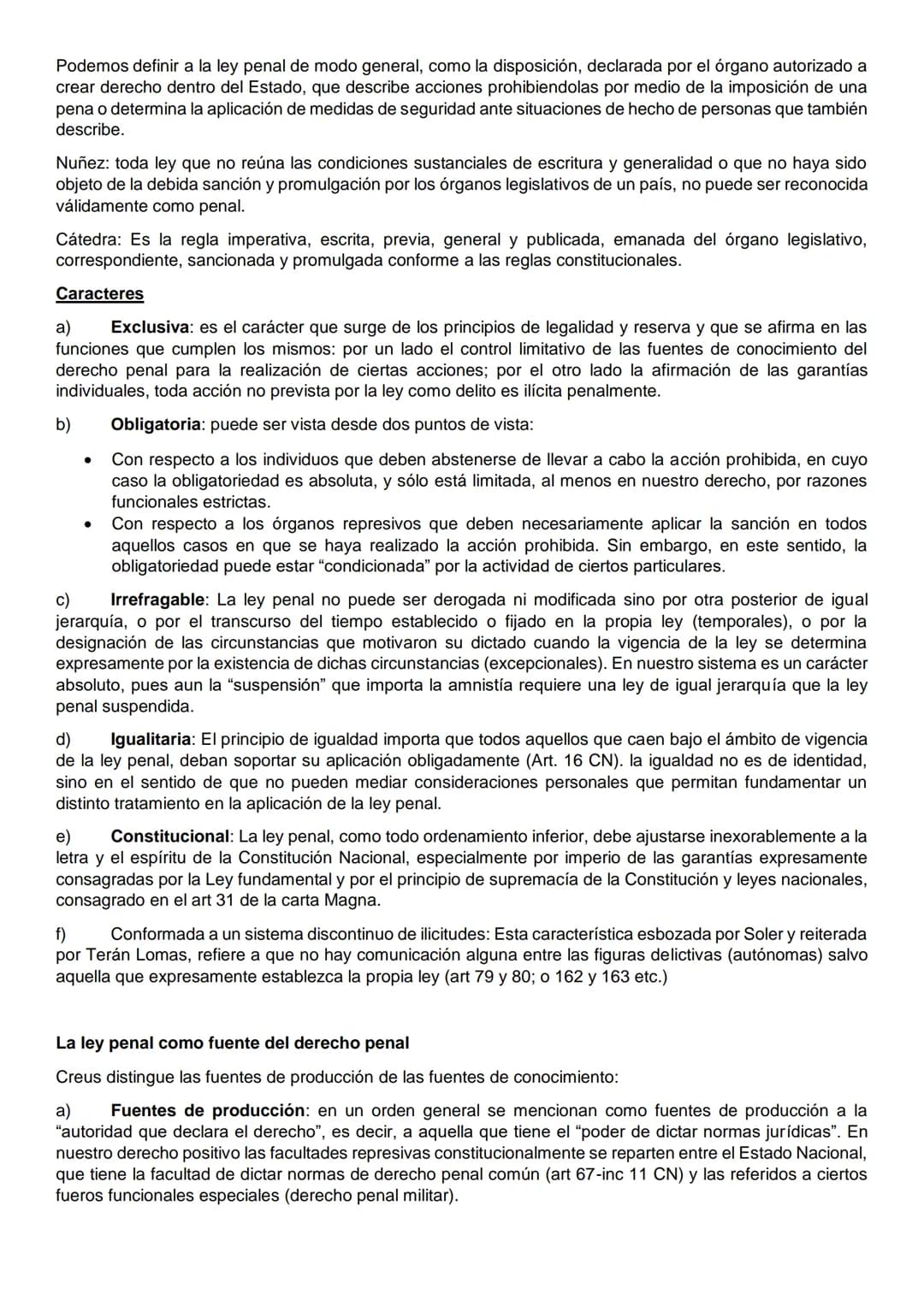 UNIDAD 1. INTRODUCCIÓN
PUNTO 1
Derecho Penal: Denominación. Definición y contenido. Caracteres. El Derecho Penal como parte del
ordenamiento