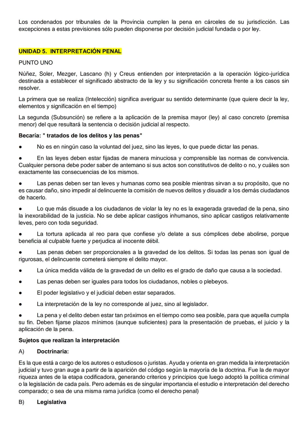 UNIDAD 1. INTRODUCCIÓN
PUNTO 1
Derecho Penal: Denominación. Definición y contenido. Caracteres. El Derecho Penal como parte del
ordenamiento