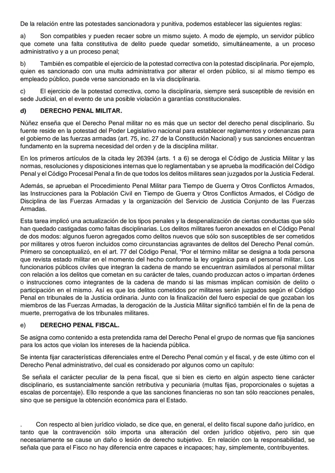 UNIDAD 1. INTRODUCCIÓN
PUNTO 1
Derecho Penal: Denominación. Definición y contenido. Caracteres. El Derecho Penal como parte del
ordenamiento