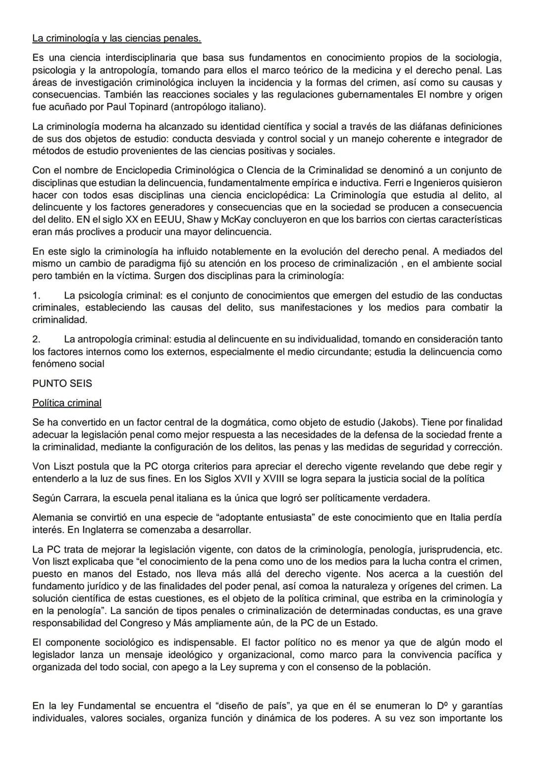 UNIDAD 1. INTRODUCCIÓN
PUNTO 1
Derecho Penal: Denominación. Definición y contenido. Caracteres. El Derecho Penal como parte del
ordenamiento