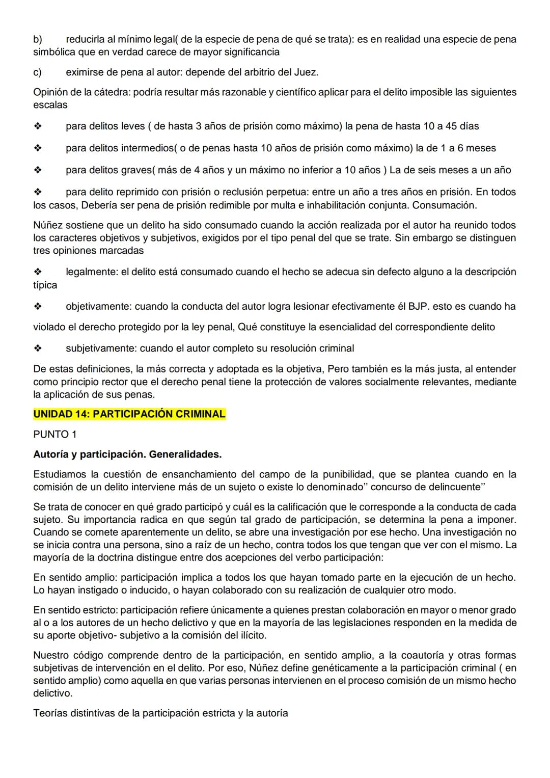UNIDAD 1. INTRODUCCIÓN
PUNTO 1
Derecho Penal: Denominación. Definición y contenido. Caracteres. El Derecho Penal como parte del
ordenamiento