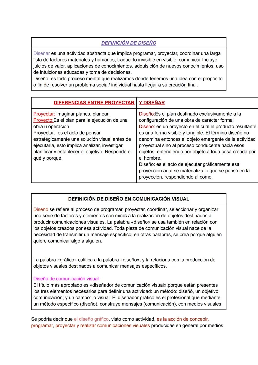 Definición de varias de diseño gráfico