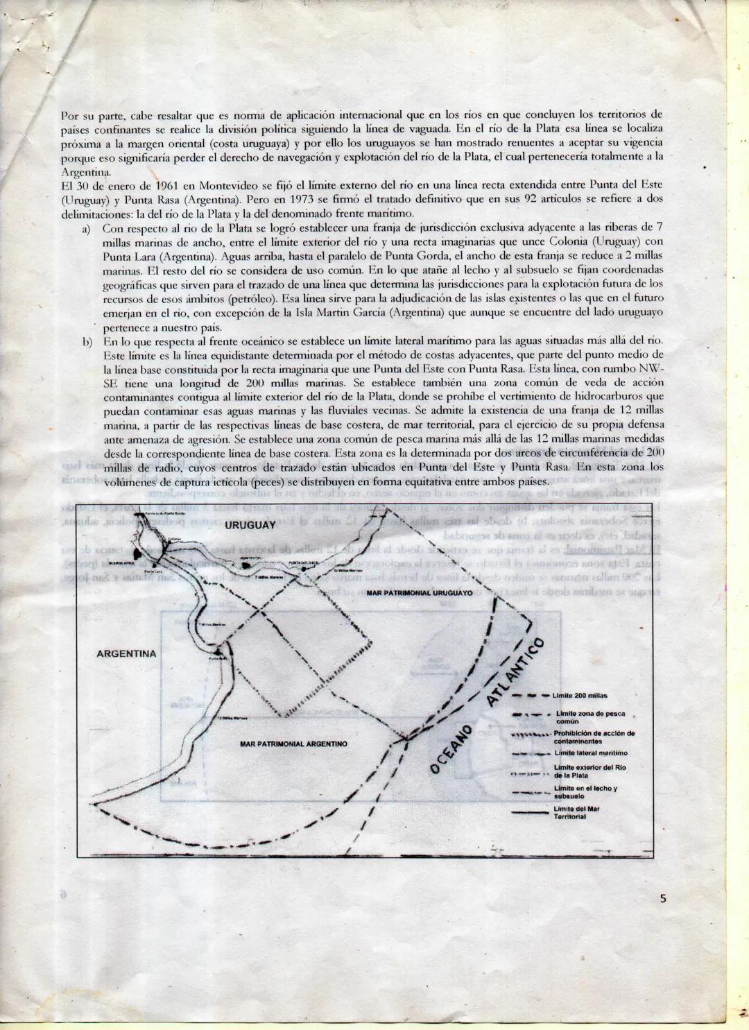 ## Límites y fronteras con Bolivia
Frontera
Hay escasa relación entre los países contiguos debido a diferencias de
índole político que se i