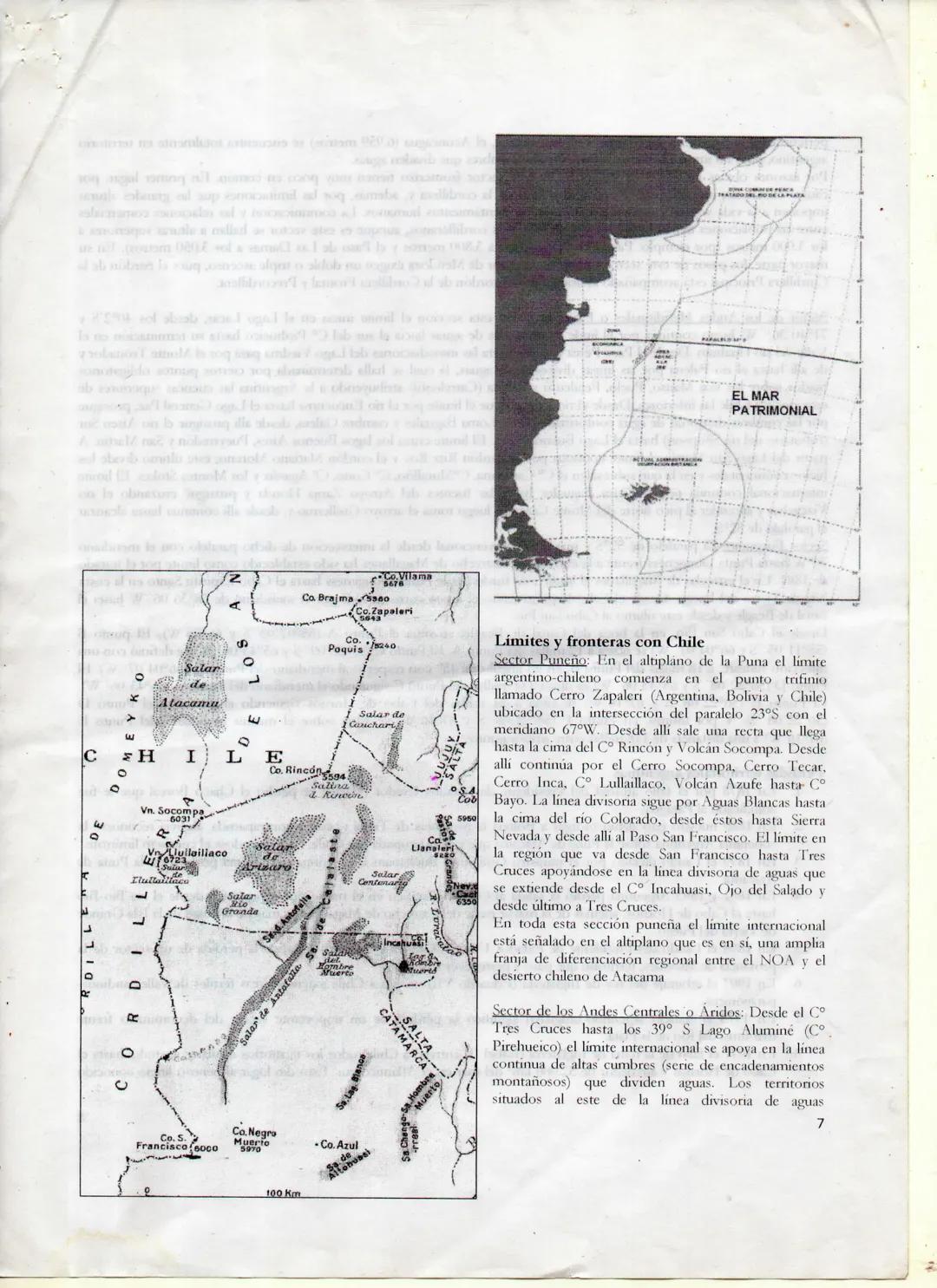 ## Límites y fronteras con Bolivia
Frontera
Hay escasa relación entre los países contiguos debido a diferencias de
índole político que se i