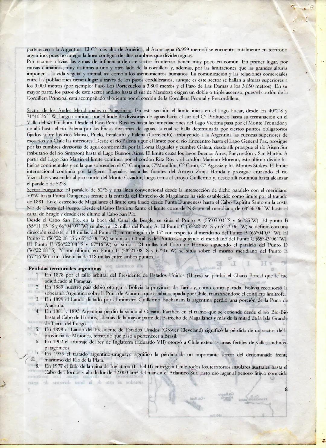 ## Límites y fronteras con Bolivia
Frontera
Hay escasa relación entre los países contiguos debido a diferencias de
índole político que se i